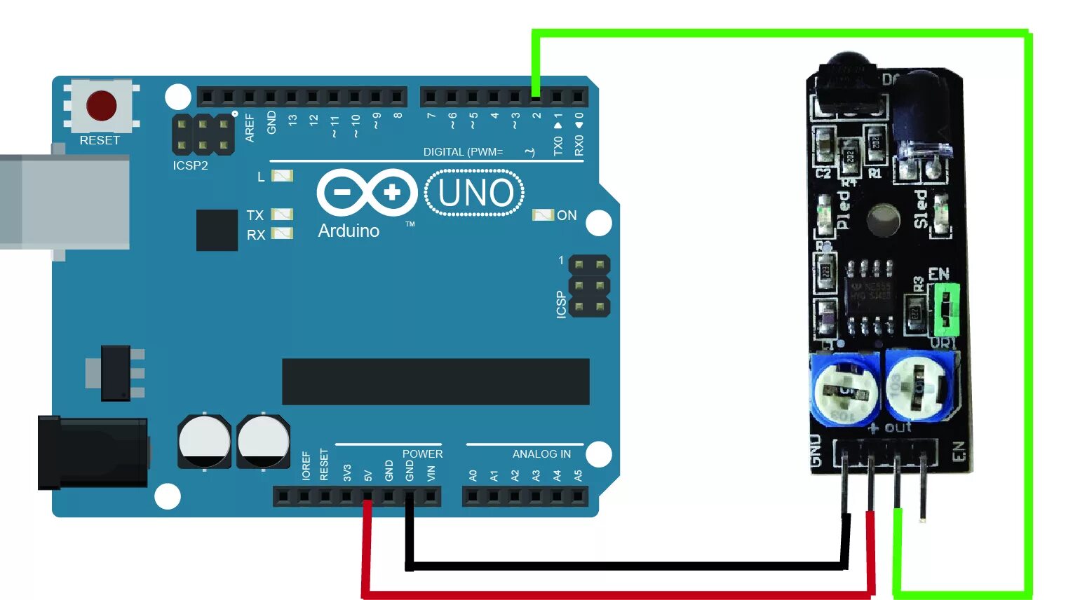 Подключение датчика препятствий без ардуино arduino avoidance sensor Online Shopping