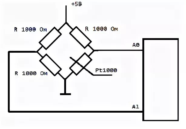 Подключение датчика pt1000 Программирование Аппаратная платформа Arduino