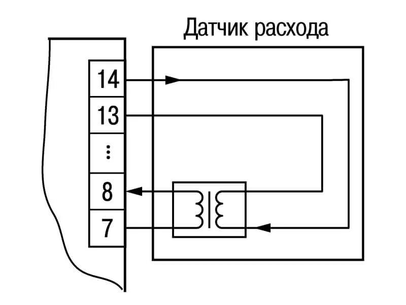 Подключение датчика расхода воды РМ1. Расходомер - Схемы подключения