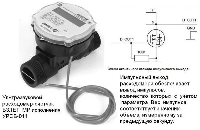 Подключение датчика расхода воды УРСВ-011 импульсный выход Импульсный выход расходомера обе. Flickr
