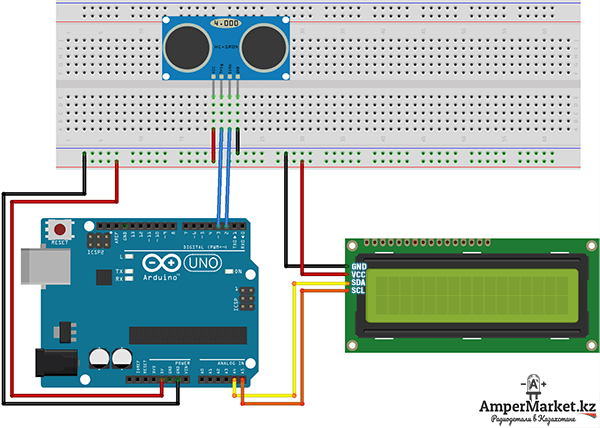 Подключение датчика расстояния к ардуино Пример 17. Модуль HC-SR04 База знаний