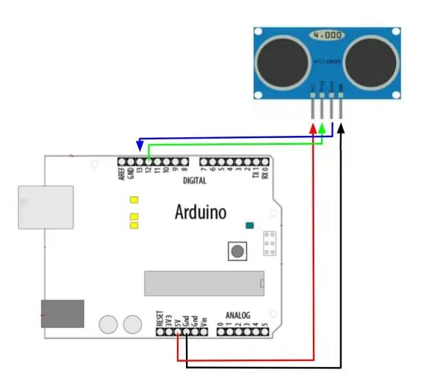 Подключение датчика расстояния к ардуино HC-SR04: Sensor ultrasonico para Arduino - Panama Hitek