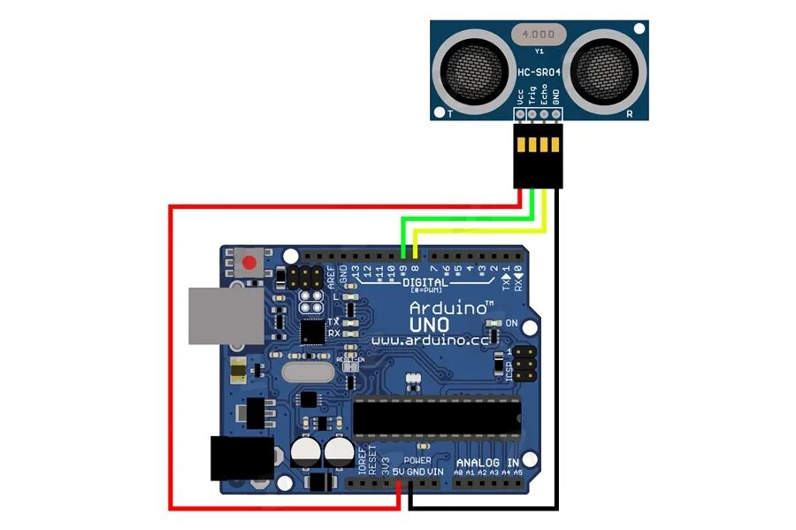 Подключение датчика расстояния к ардуино Подключение дальномера HC-SR04 к Arduino - Аппаратная часть - SamPawno