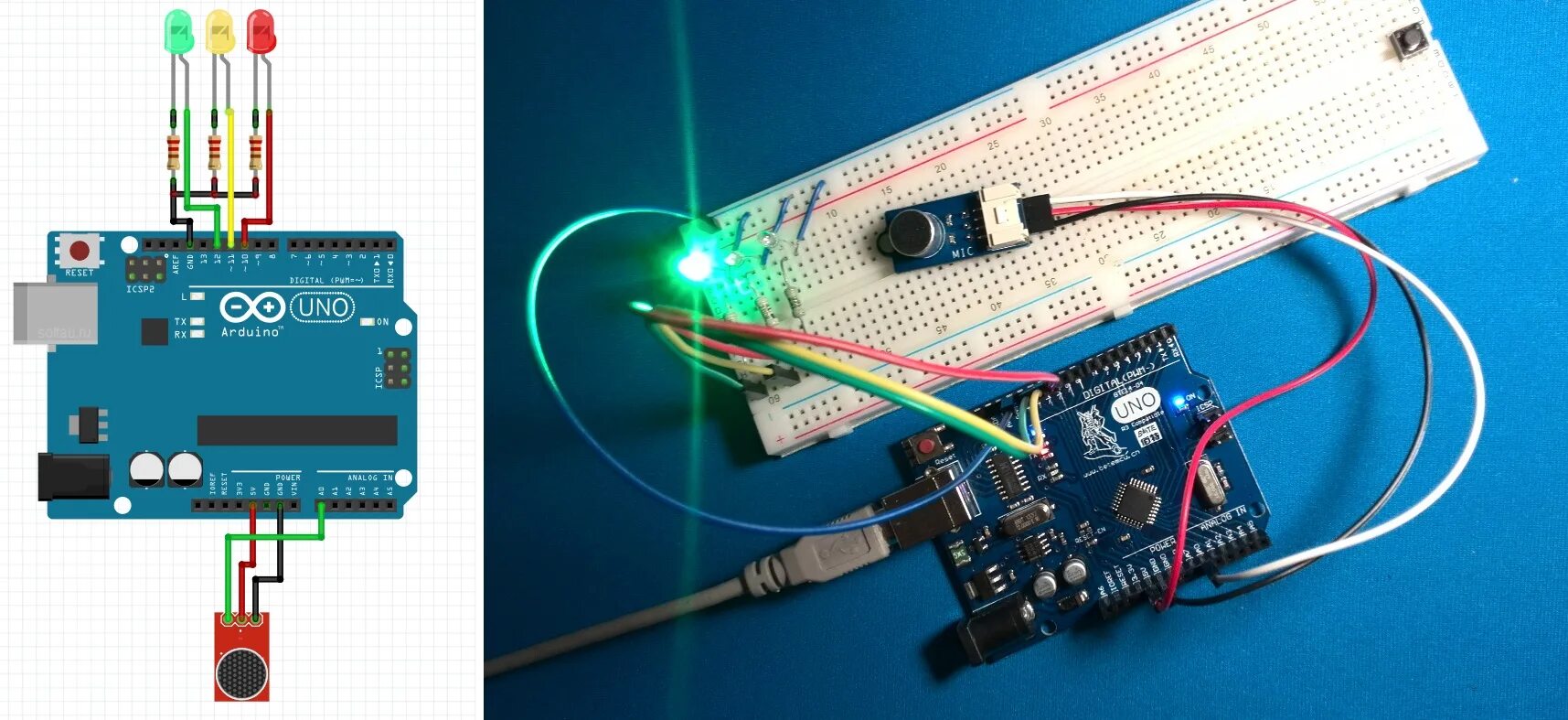 Подключение датчика шума Как подключить датчик звука (микрофон) к Arduino - Блог об Arduino, ПЛИС и совре