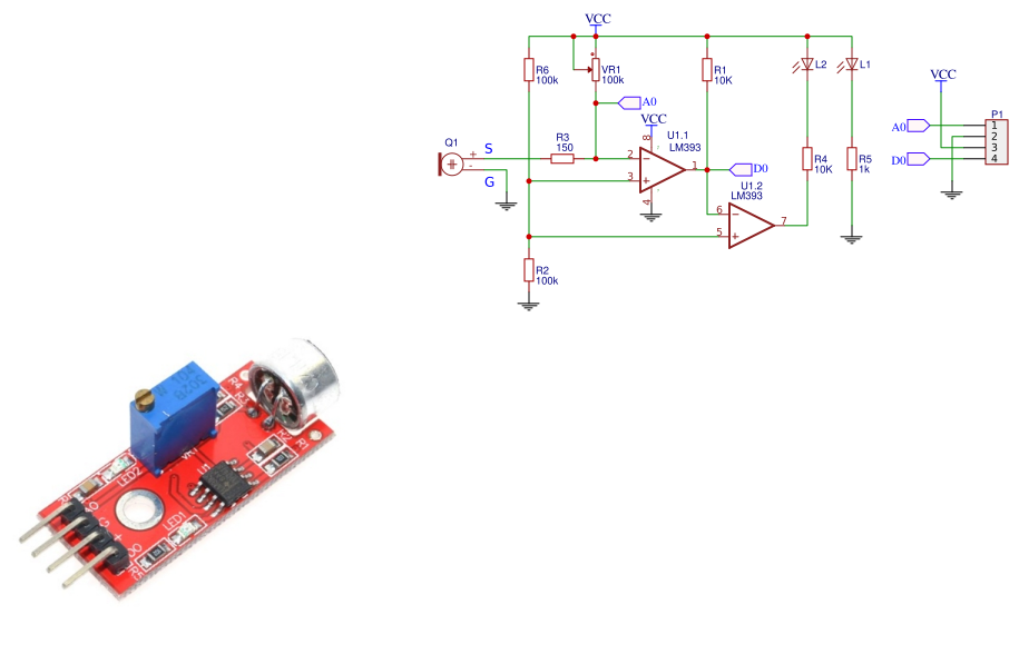 Подключение датчика шума Line Following Robot without Microcontroller Using L293D Motor Driver and IR Sen