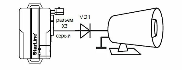 Подключение датчика сирены Сирена подключение