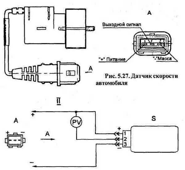 Подключение датчика скорости газель Схема распайки контактов датчика скорости Ланос lanosovod.ru