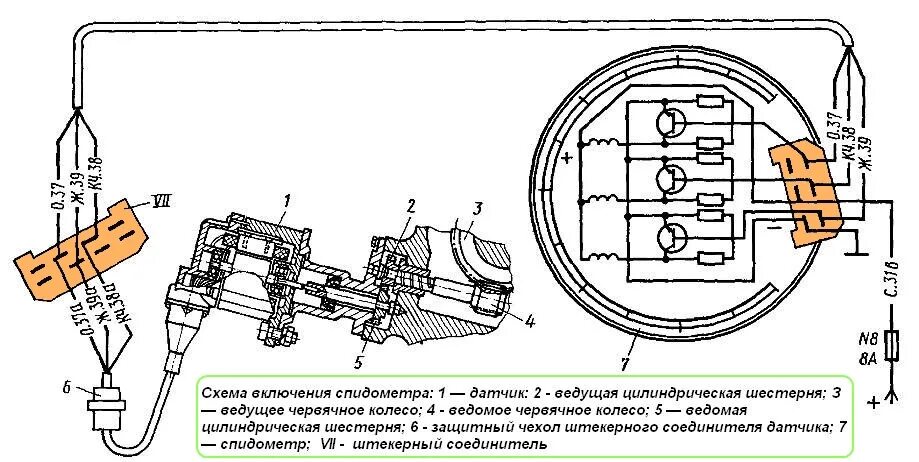 Подключение датчика скорости маз Контрольно-измерительные приборы МАЗа