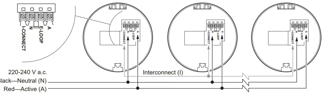 Подключение датчика стекло 3 FIRETEK Mounting Base Smoke Alarm Mounting Base with Wireless Interconnect MK2 U