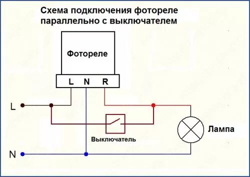 Подключение датчика света через выключатель схема Ответы Mail.ru: Как мне подключить фотореле после выключателя? Где мне взять нол