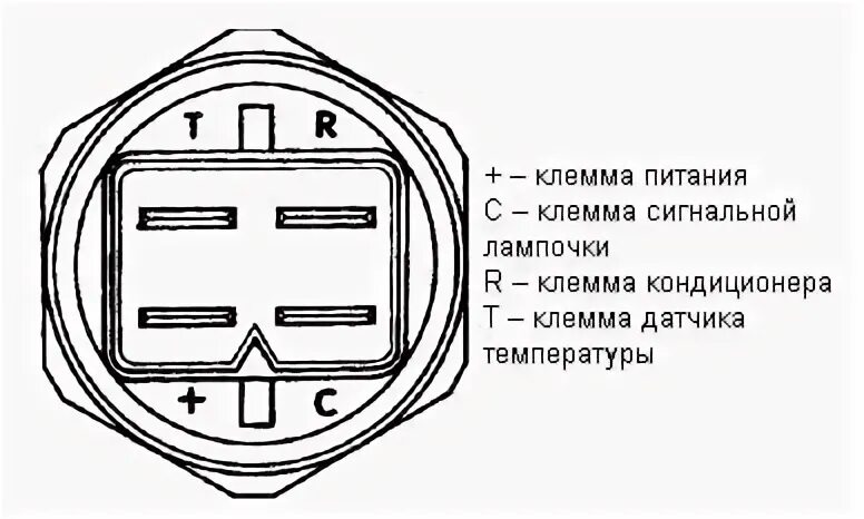 Подключение датчика температуры ауди 100 Audi C4 2.6-2.8 Распиновка 4-х (3-х) контактного датчика температуры - Audi A6 A