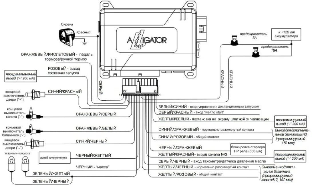 Подключение датчика температуры двигателя сигнализации аллигатор Alligator A-9. Установка своими руками - Lada 21124, 1,6 л, 2006 года электроник