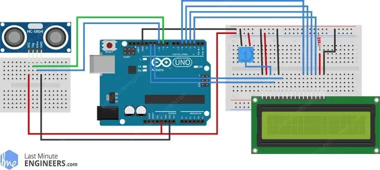 Подключение датчика температуры и влажности к ардуино How HC-SR04 Ultrasonic Sensor Works & How to Interface It With Arduino