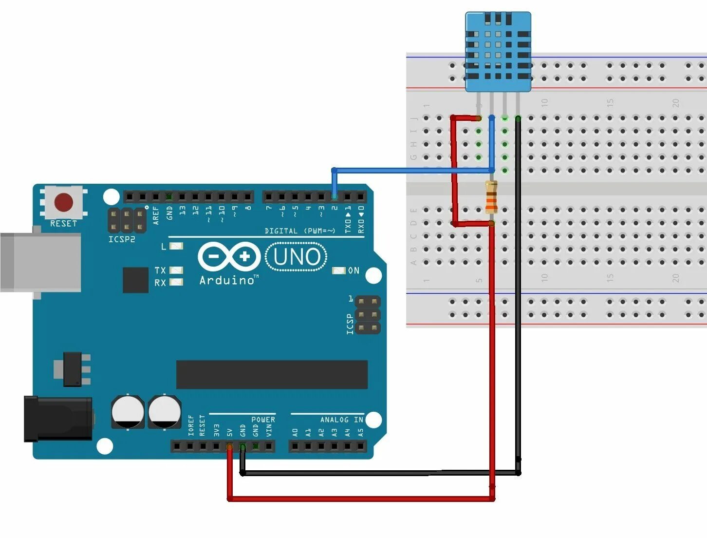 Подключение датчика температуры и влажности к ардуино Arduino Temperature Humidity Sensor : New DHT11, DHT21, DHT22 Test Code Humidity