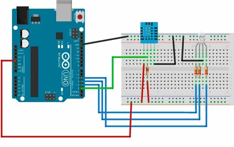 Подключение датчика температуры и влажности к ардуино Датчик влажности и температуры DHT11: описание, подключение, схема, характеристи