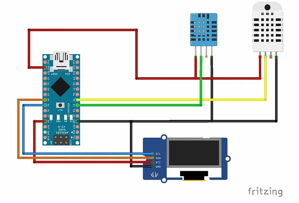 Подключение датчика температуры и влажности к ардуино DHT11 vs DHT22. Easy to use with an Arduino but which one should you get?