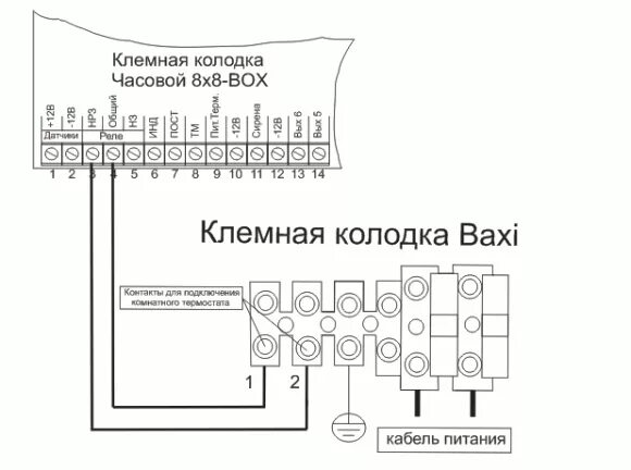 Подключение датчика температуры к котлу baxi Подключение к котлам Авторская платформа Pandia.ru