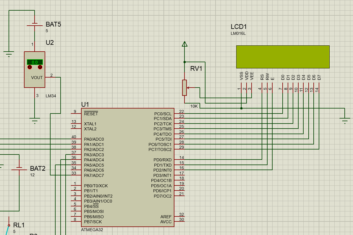 Подключение датчика температуры lm75 к мк atmega8 atmega - How to read LM34 temperature sensor negative voltage with atmega32? - E
