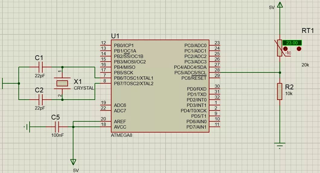 Подключение датчика температуры lm75 к мк atmega8 Topic Detail