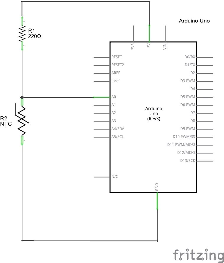 Подключение датчика температуры ntc 10k к ардуино How Easy Is It to Use a Thermistor?! - Hackster.io