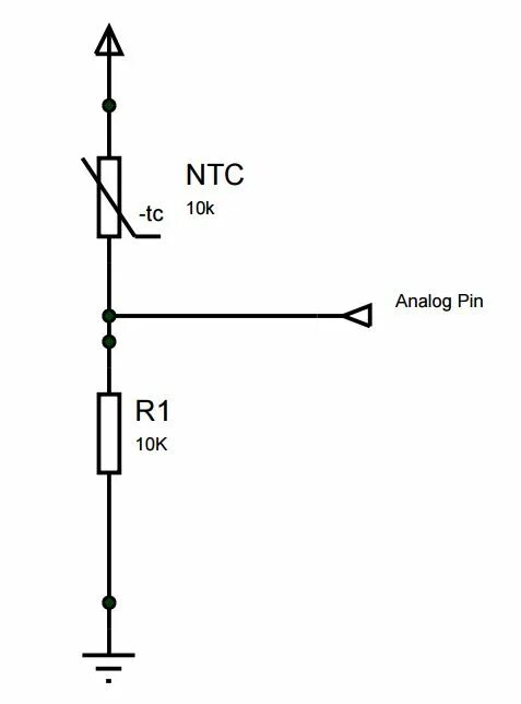 Подключение датчика температуры ntc 10k к ардуино Harm & Fab Academy