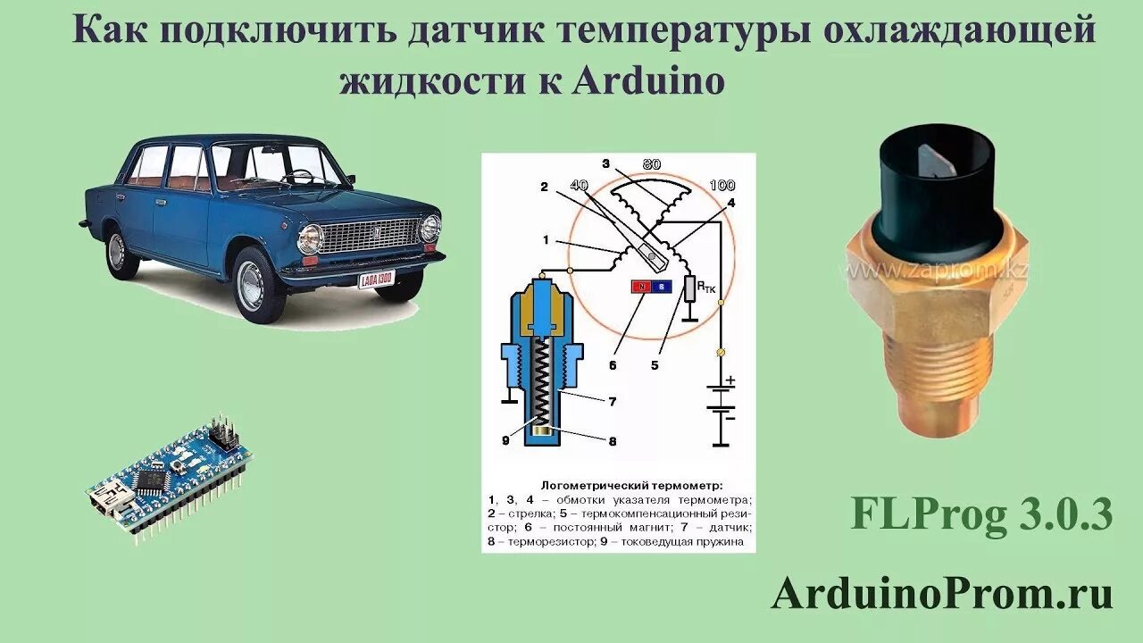 Подключение датчика температуры окружающей среды Подключение температурного датчика HeatProf.ru