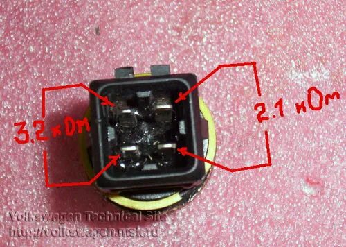 Подключение датчика температуры пассат Распиновка дтож на гольф 3