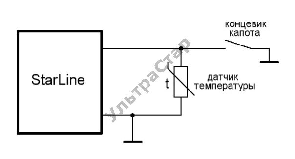 Подключение датчика температуры сигнализации Подключение датчика температуры старлайн а91 фото АвтоБаза.ру