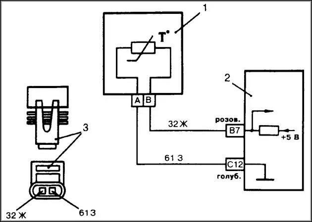 Подключение датчика температуры ваз 2110 Температурные датчики - принцип работы, виды термисторов, термопара на схеме