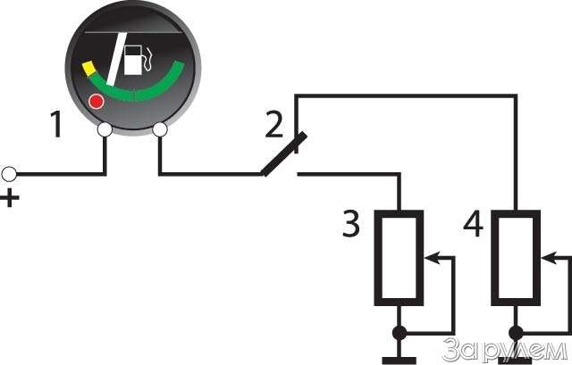 Подключение датчика топлива kus Схема подключения датчика топлива kus