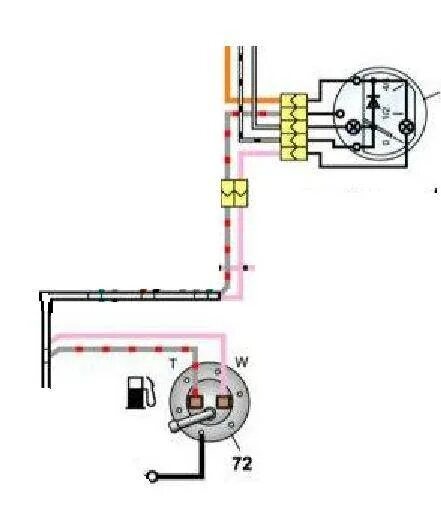 Подключение датчика уровня топлива ваз Подключение датчика топлива ваз 2106 схема подключения проводов
