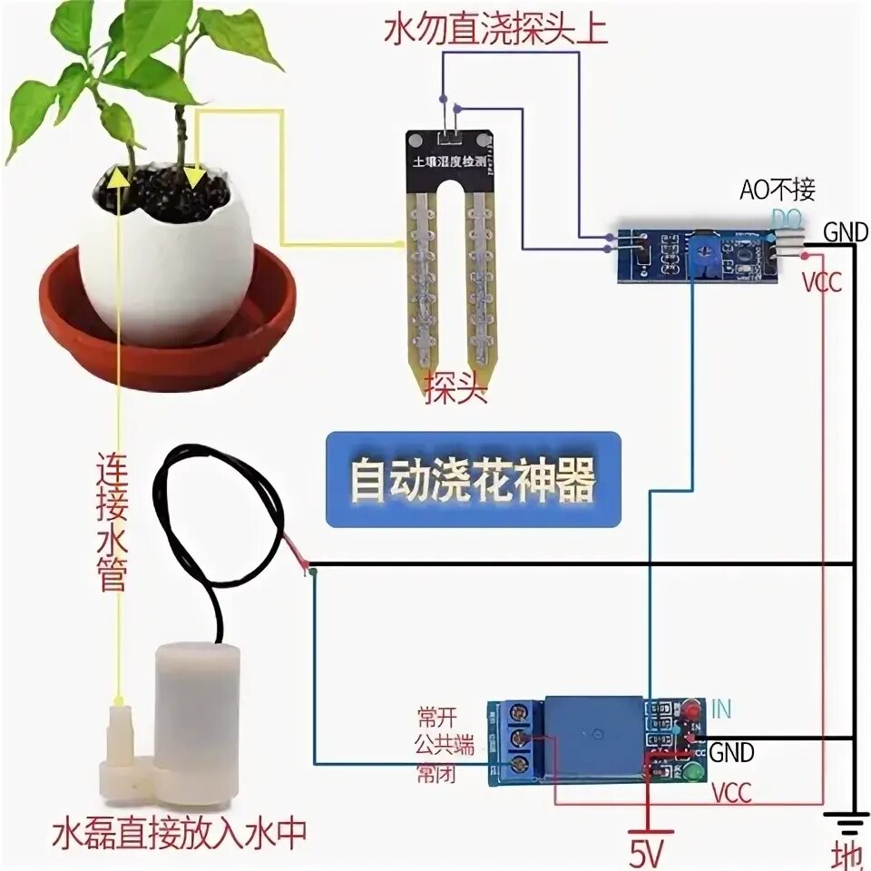 Подключение датчика влажности почвы Бесплатная доставка почвы в робота - купить недорого AliExpress