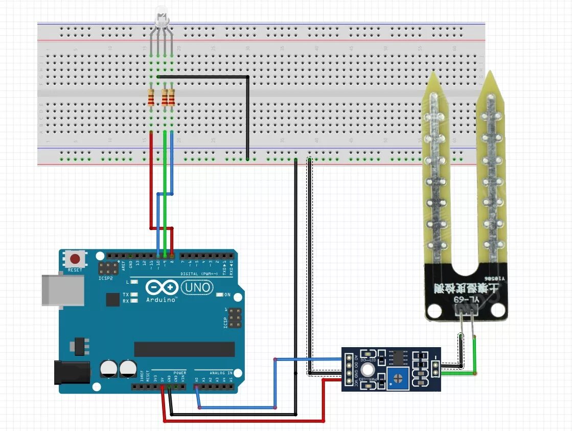 Подключение датчика влажности почвы к ардуино Гигрометр - датчик влажности почвы - Аппаратная часть - SamPawno