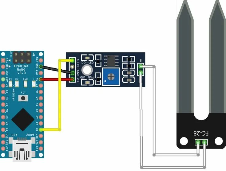 Подключение датчика влажности почвы к ардуино Pin on Датчики