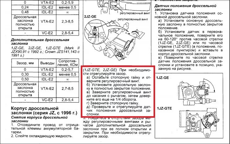 Подключение датчика заслонки Дроссель - Toyota Aristo (I), 3 л, 1994 года своими руками DRIVE2