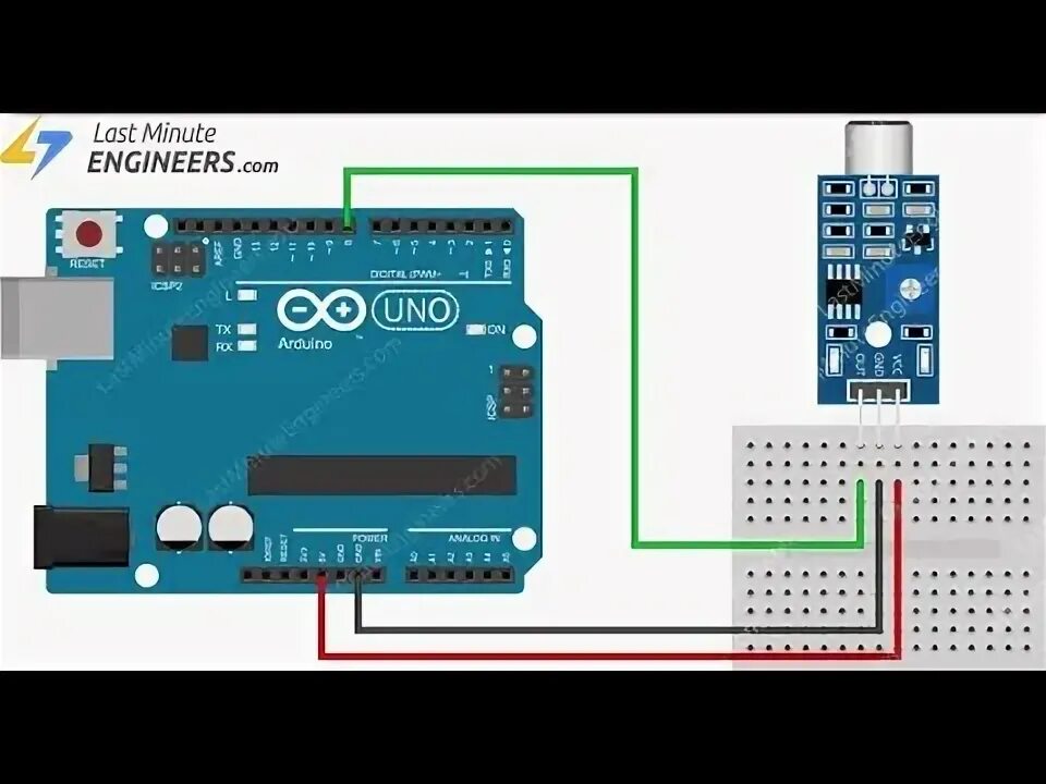 Подключение датчика звука PIITRAM2022 A032 SOUND ACTIVATED SWITCH USING ARDUINO FOR LIGHT CONTROL IN SUPPO