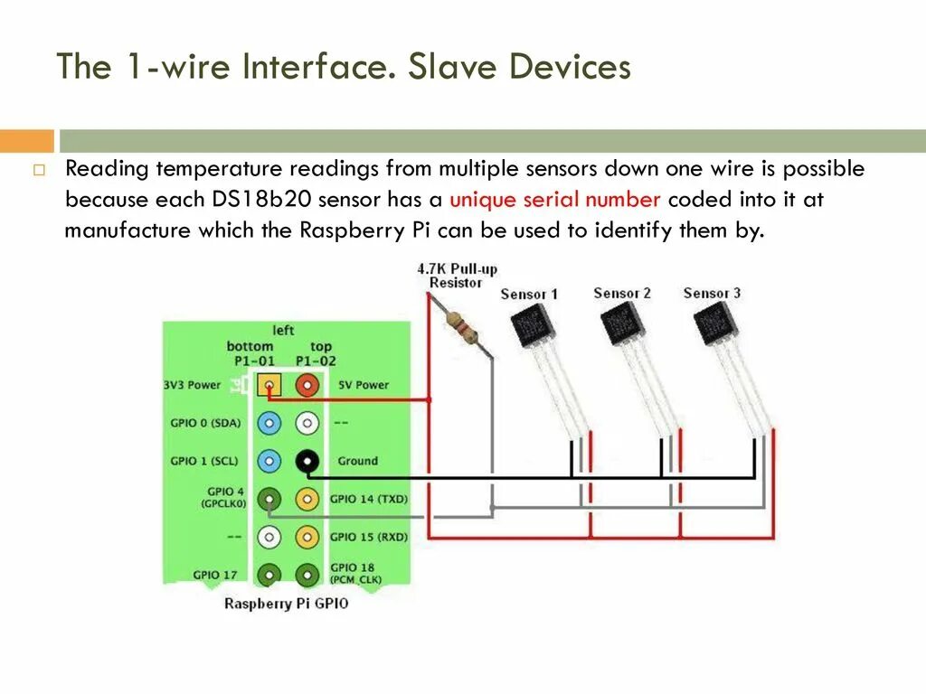 Подключение датчиков 1 wire Шина 1 wire