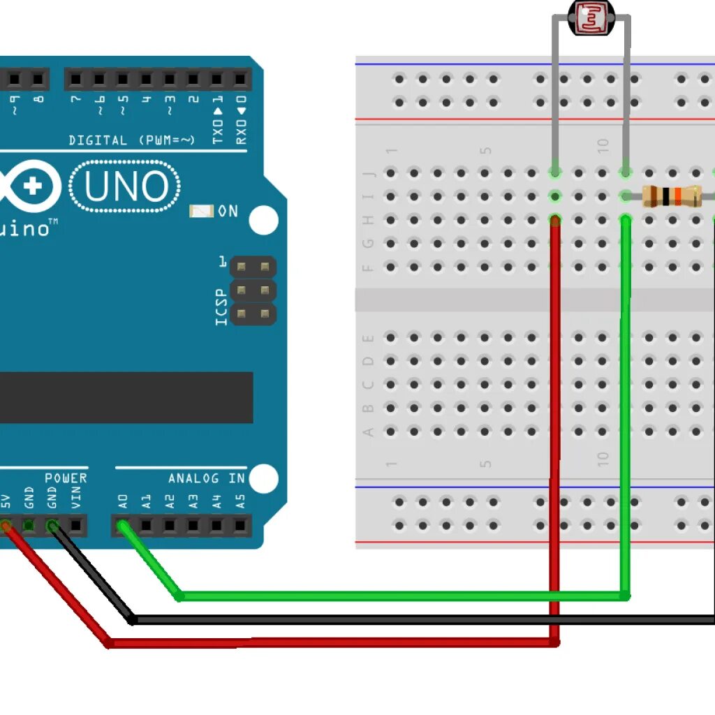 Подключение датчиков без ардуино Arduino подключить фоторезистор - Схема подключения фоторезистора к ардуино.