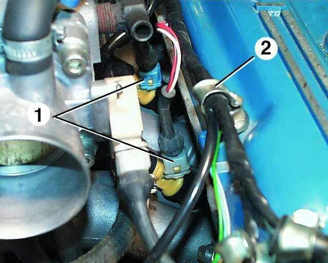 Подключение датчиков двигателя 405 Ремонт ГАЗ 3110 (Волга) : Снятие и установка