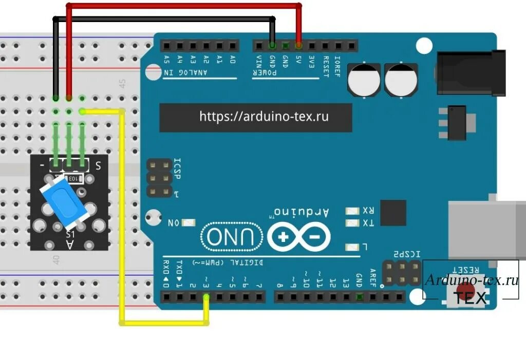 Подключение датчиков к ардуино KY-020 - датчики наклона. Подключение к Arduino.