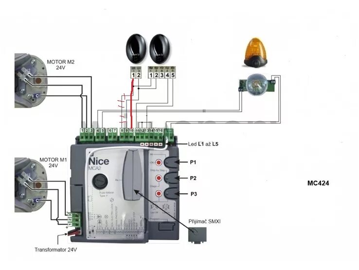 Подключение датчиков на откатные ворота nice Wingo 3524 Photocells Installation, Remote Programming for Dual Gates, Speed Adj