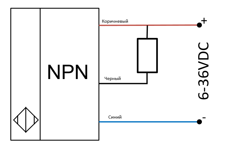 Подключение датчиков npn pnp Купить индуктивный датчик LJ12A3-4-Z/BX