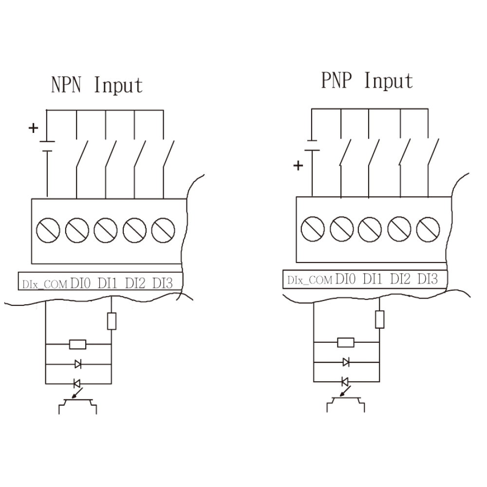 Подключение датчиков npn pnp A-5190D