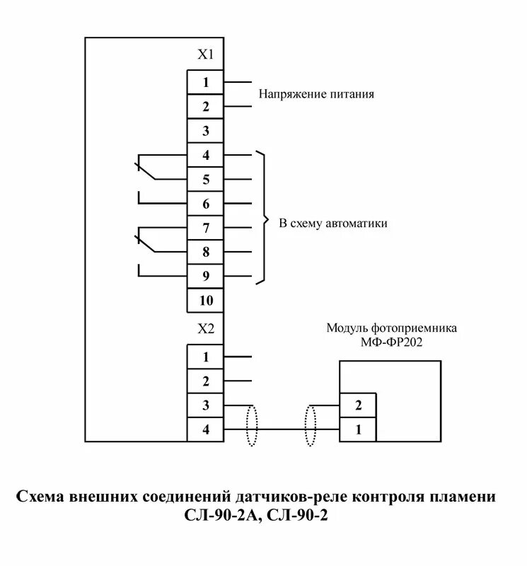 Подключение датчиков пламени Датчики оптические инфракрасные (инфракрасный диапазон по пульсации яркости) СЛ-