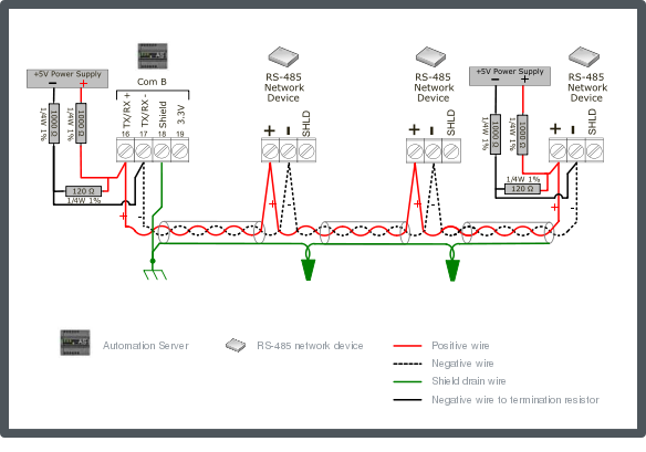 Подключение датчиков по rs 485 Generic RS-485 Network Device Configuration 7