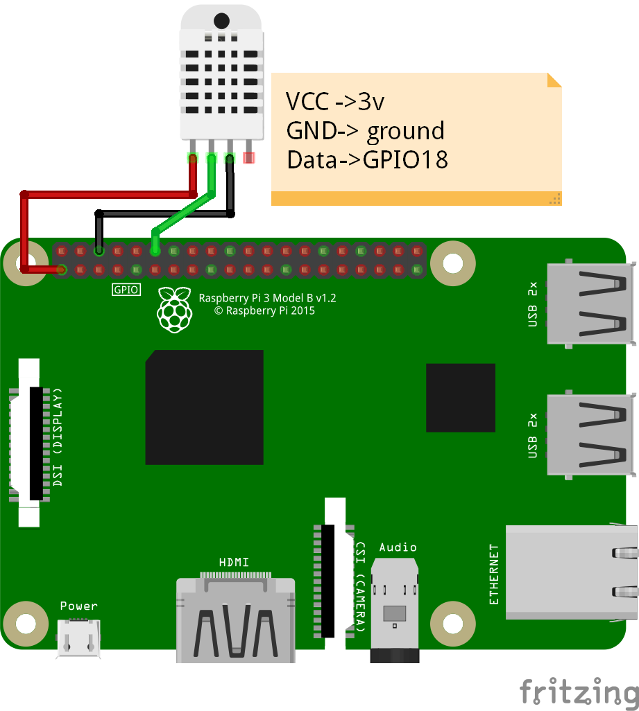 Raspberry Pi DS18B20 Temperature Sensor Tutorial - Circuit Basics