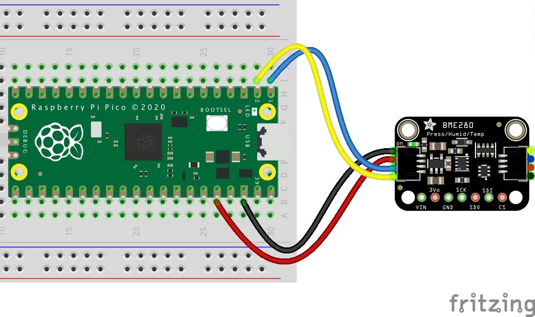 Подключение датчиков raspberry Adafruit Learning System