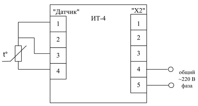 Подключение датчиков стм 10 ИТ-4 измерители температуры стационарные. Описание. Цена. Заказ. td-etalon.ru