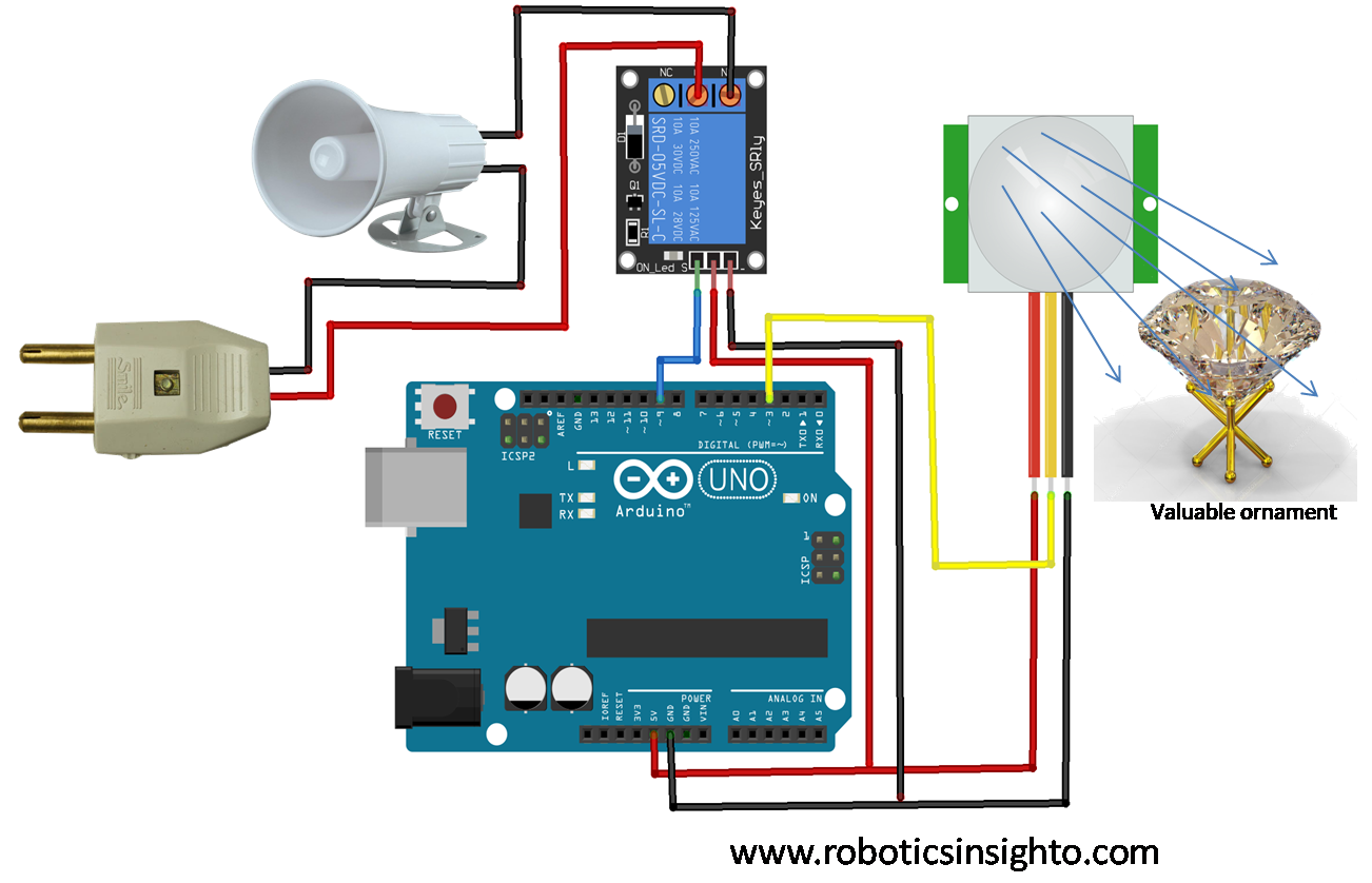 Подключение датчиков воды Se rétracter lautomne Fatal arduino alarm system brûler Onduler Notez sil vous p