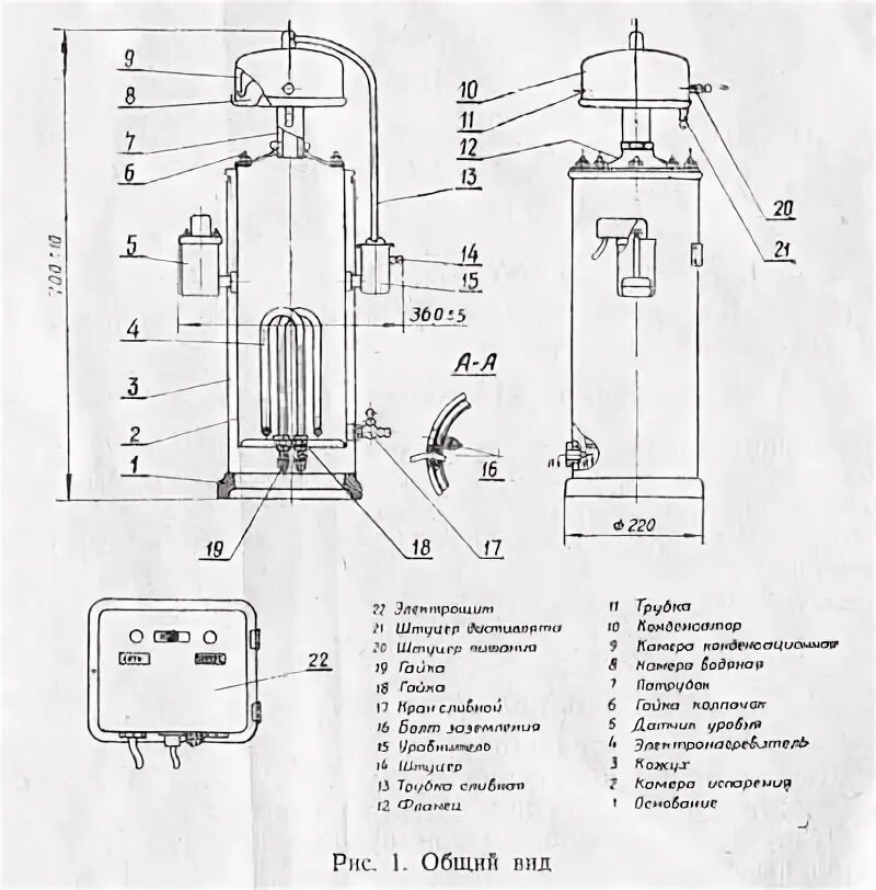 Подключение дэ 4 Laboratorium :: Дистиллятор Д-4 Аквадистиллятор, модель 737; ПО "Красногвардеец"